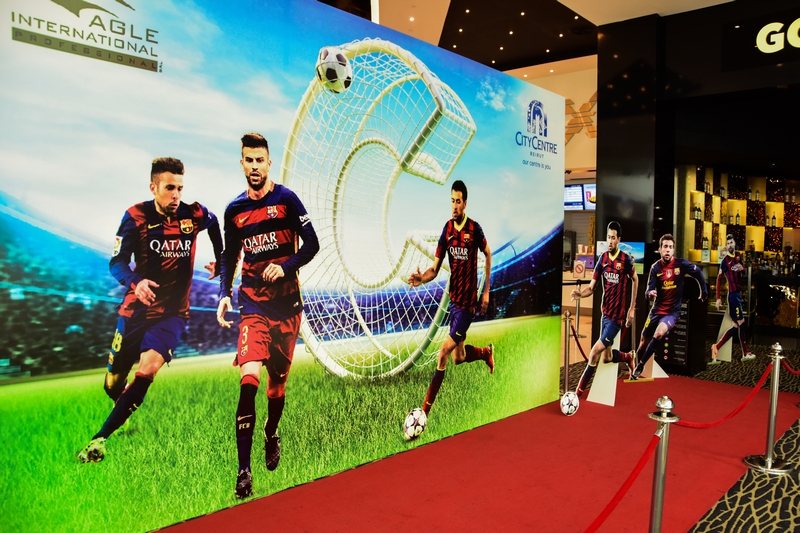 Gerard Pique,Sergio Busquets & Jordi Alba at CCBe